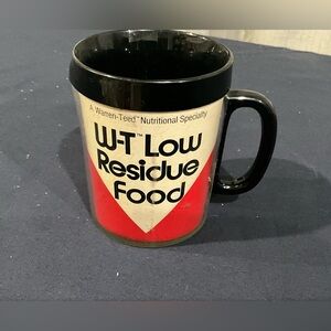 Vintage Thermo-Serv Advertising Coffee Mug W-T Low Residue Food